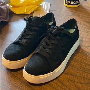 Black Platform Sneakers
